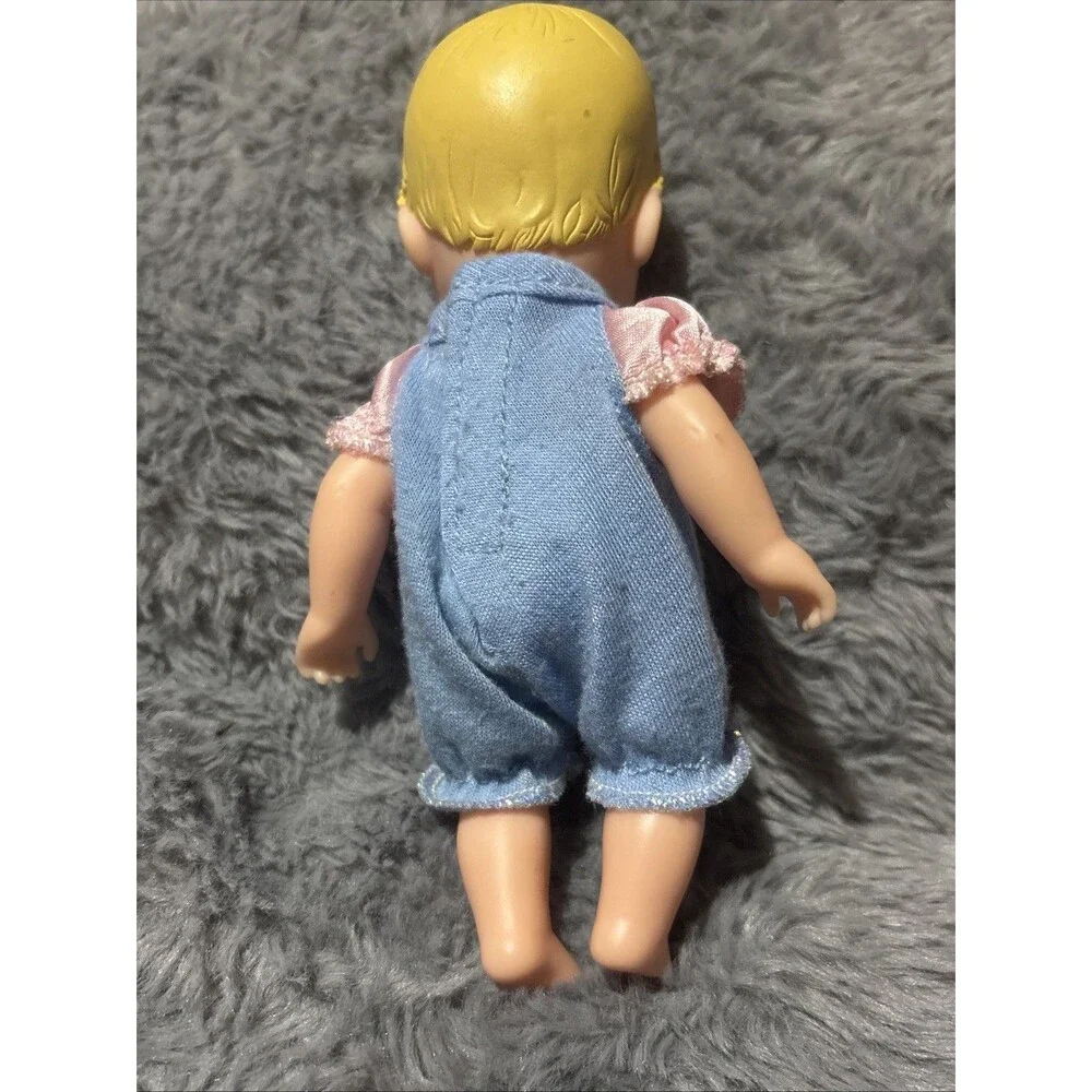 Tollytots Disney Princess Cinderella Baby Doll  Blue Romper Slipper Pink Shirt